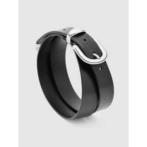 REISS Jonny Leather Western Belt